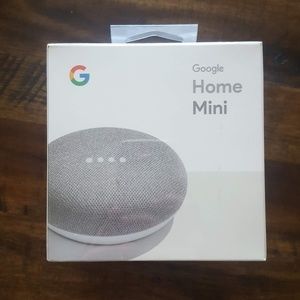 Google home mini chalk new in box